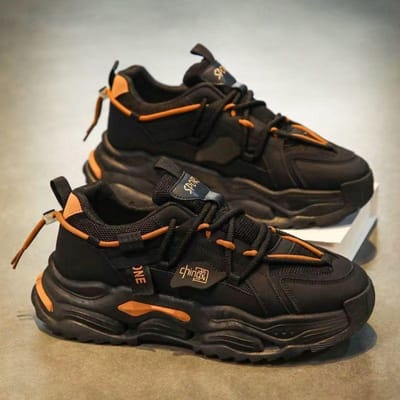 Herenschoenen Nieuw Anti-geur Lente Hoogteverhogend Heren Sport Mesh Dikke Zool Casual Hardlopen Trendy Schoenen voor Papa 44