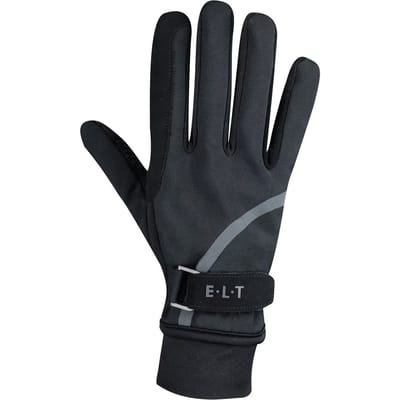 Elt Paardrijhandschoenen Locarno Zwart - Ruiteraccessoires - Xs