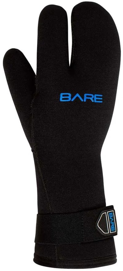 Bare 7mm Three Finger Handschoen