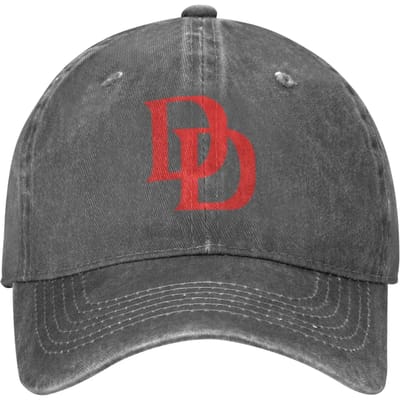 Baseballpet Daredevils Zomer Y2K Grappige Truckerpet Logo Dames Heren Buitensporten Baseballpetten Mode Adjustable gray