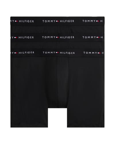 Tommy Hilfiger 3-pack Boxer Brief Black Maat: S | Onderbroeken Outlet | Heren | Zwart