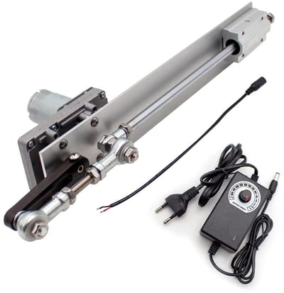 Reciprocating Cycle Linear Actuator 12V/24V - Verstelbare Telescopische Motor met Snelheidsregelaar en Slag van 3-15CM voor DIY Projecten