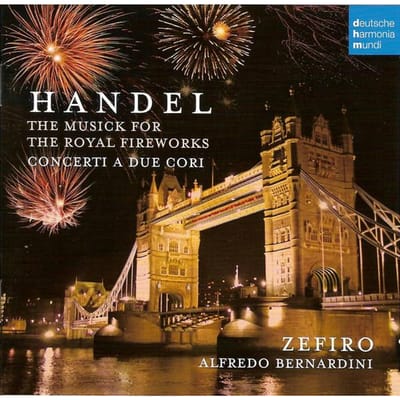 CD GEORG FRIEDRICH HÄNDEL, ZEFIRO, ALF - De Muziek Voor Het Koninklijk Vuurwerk 88697367912 Deutsche Harmon 2008 Japan Klassiek Gebruikt brown