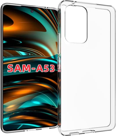 MobyDefend Hoesje - Geschikt voor Samsung Galaxy A53 - Transparante TPU Backcover - Volledig Doorzichtig