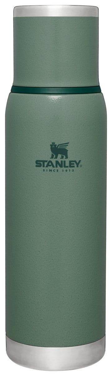 Stanley Adventure To-Go Thermosfles 1L - 25 Uur Warm - 27 Uur Koud - Lekvrij - Geïsoleerd Deksel - BPA-Vrij - Doorschenkstop Om Gecontroleerd Te Schenken - Hammertone Green