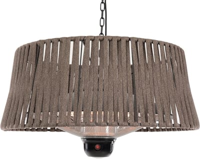Hangende Verwarmer - Terraskachel - Terras Verwarmen - Instelbare Warmtestanden - 15 m² - Bruin