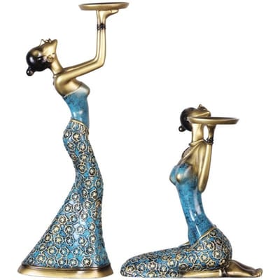 Europese Stijl Huis Vintage Kaarslicht Diner Lamp Rekwisieten Scandinavische Romantische Kandelaar Ornamenten Premium Schoonheid Kandelaar Eettafel