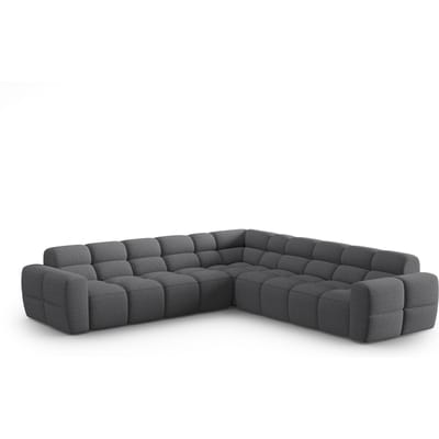 5-zits hoekbank Lisa velvet | Micadoni