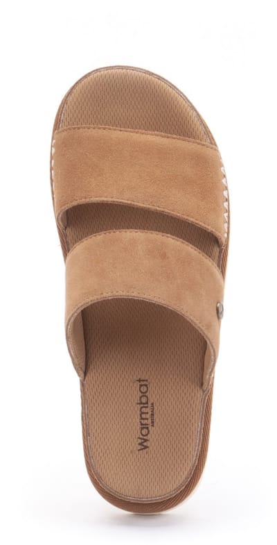 Warmbat Weerona Women Suede Dames Sandalen - Bruin