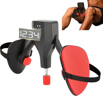Beentrainer - Thigh Trainer - Kracht opbouwen - Verstelbare Weerstand - 35 kg - Roodzwart