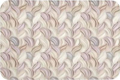 Badmat 90x60 cm - Antislip - Abstract - Golvend - Pastel - Badmatten voor badkamer - Badkamermat - Douchemat - Badkamer mat