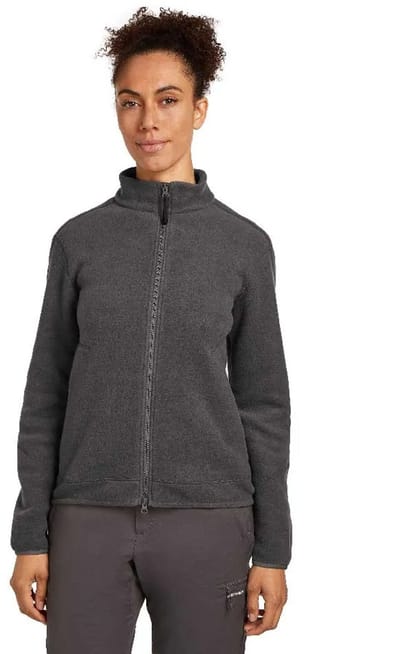 Icebreaker Merino Blend 800 Realfleece™ Classic Pile Sweatshirt Met Rits Grijs XL Vrouw