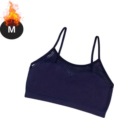 Bovista BH Zonder Beugel - Zonder Bandjes - Push-up Bh's - Comfort Beha - Comfortabel - Sexy - Donkerblauw - Maat M