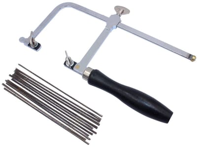 Zaagframe Sieraden - Handgereedschap - Metaal Bewerken - Verstelbare Zaagboog - 144 cm Blad - Zwart