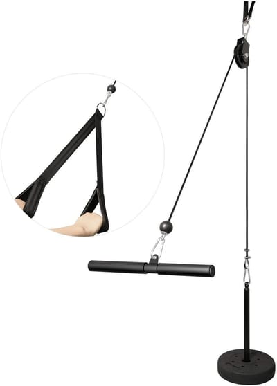 SVGCommerce - Fitness Equipment - Lat Pulldown - 13-delige Set - Zwart - Spiertraining - Thuis Gym - Krachttraining