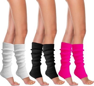 Famanu - Katoenen beenwarmers dames, comfortabel, warm en ademend