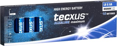 Tecxus LR6 AA Mignon Alkaline Batterij 12 Stuks
