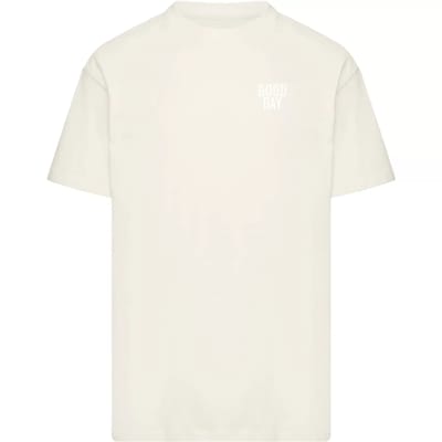 Mister Tee - Under The Palm Trees Heavy Oversize Heren Tshirt - M - Creme