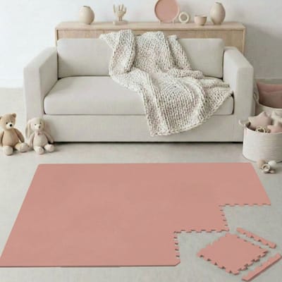 18-delige Kinder Puzzelmat - TÜV-getest - 30x30 cm EVA Foam Tegels met Randen - Opvouwbare Speelmat met Antislip Oppervlak - Isolerende Vloermat voor Kinderkamer