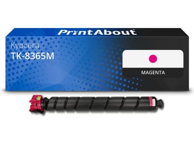 PrintAbout huismerk Toner TK-8365M Magenta Geschikt voor Kyocera