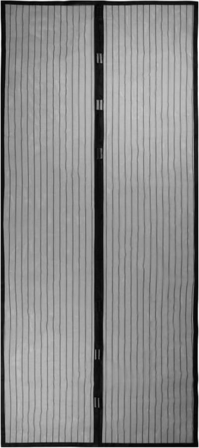 Peachy Magnetisch sluitbare Vliegengordijn Horgordijn tegen muggen en vliegen Deurhor - Zwart 100x210cm