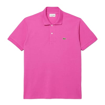 Lacoste Heren L.12.12 Original Pique Klassiek Poloshirt (Roze)