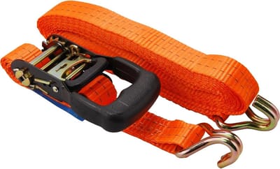 Spanband met ratel - Sjorband - Vastzetten lading - Hoge trekkracht - 8 meter - Blauw