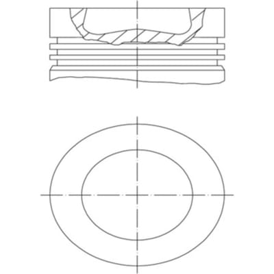 Zuiger MAHLE 028 PI 00155 000