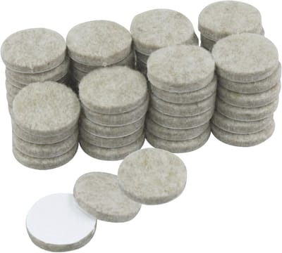 Viltpads 25 mm - 48 stuks voor meubelbescherming