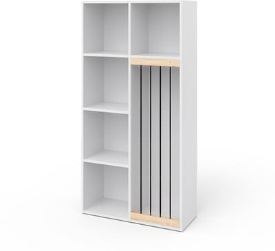 Vicco Marvin Kinderboekenkast – 72 x 143 cm Wit