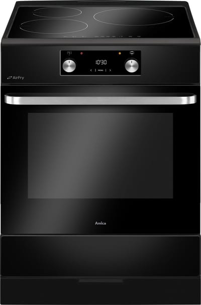 Amica ACI7005RN Inductiefornuis 3 zones - Airfry - 11 kookfuncties