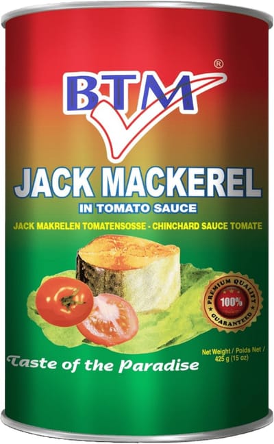 BTM Horsmakreel in tomatensaus - rijk aan Omega 3 - 3x 425 g