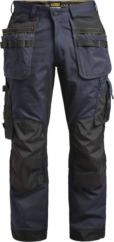 Jobman 2164 Stretch Trousers HP 65216418 - Navy/Zwart - C44