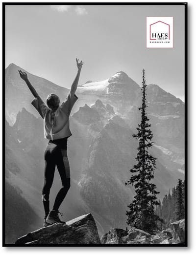 HAES DECO - Kunststof fotolijst 60x80 zwart Easy Frame - EF19B