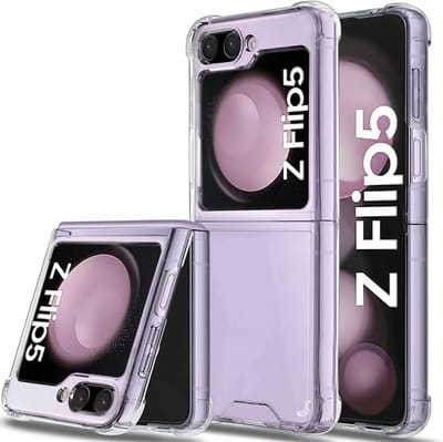 Transparant Schokbestendig TPU Hoesje Geschikt voor Samsung Galaxy Z Flip 5 | Back Cover | Dun | Flexibel | Shockproof | Doorzichtig