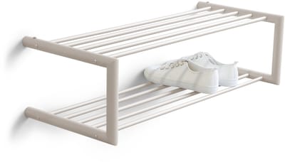 Spinder Design schoenenrek Soenz - Silky Taupe - 6 paar schoenen - Staal