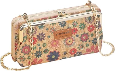 Dames schoudertas voor mobiele telefoons, multifunctionele crossbody tas met meerdere kaartslots en grote capaciteit, inclusief geschenkdoos