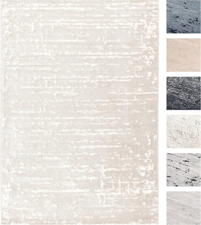 Laagpolig vloerkleed Off White 80 x 150 cm - Superzacht modern tapijt voor woonkamer