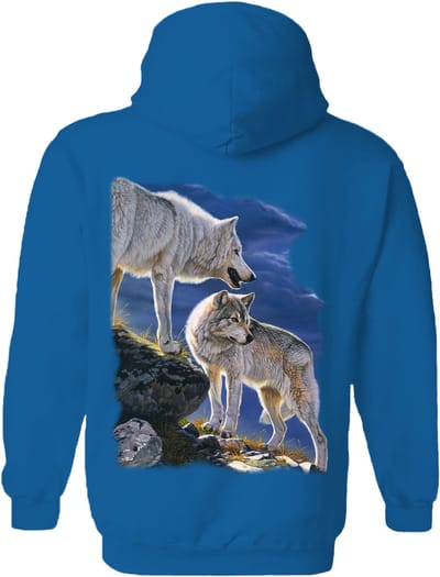 Tundra Wolf The Coloured House Hoodie S