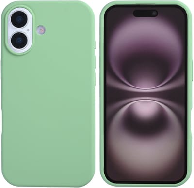 Rixus Soft TPU Phone Case For iPhone 17 Matcha