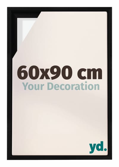 Your Decoration - Baklijst 60x90 cm - Zwart Mat - Baklijst voor Canvas - MDF - Lyon