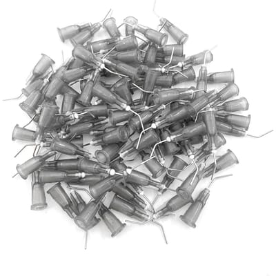 Voorgebogen Tandheelkundige Tip 100 Stuks Wegwerp Ets Hars Flow Composiet Naald Applicator voor Levering Tandheelkundig Materiaal