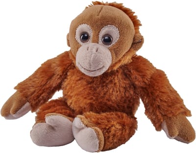 Wild Republic Pluche Orang Oetan knuffel - 13 cm - aap/apen knuffeldieren