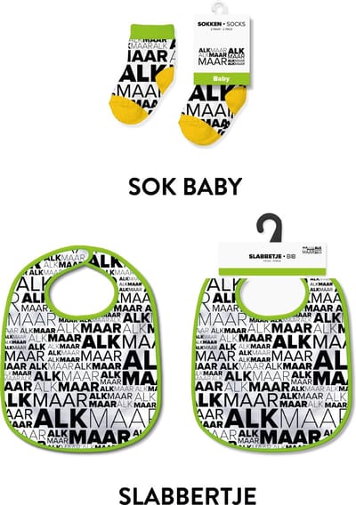 Slabbetjes en sokken met tekst - Baby cadeautjes en kraamcadeautjes - Alkmaar