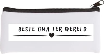 Akyol - beste oma ter wereld Etui - Oma - grandma - leuk cadeau voor je oma - 20 bij 9 cm