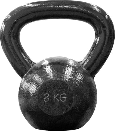 Focus Fitness - Kettlebell - Gietijzer - 8 kg - Halters en Gewichten