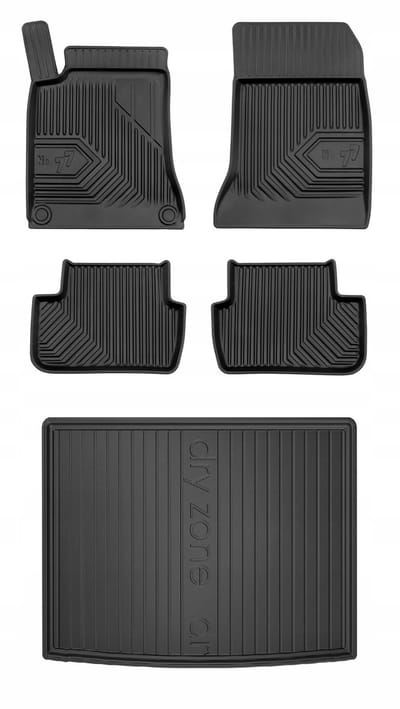 Frogum Line 77 - Automattenset + Kofferbakmat - Perfecte pasvorm - Geurloos TPE - Hoge beschermrand – Mercedes-Benz B-Klasse W246