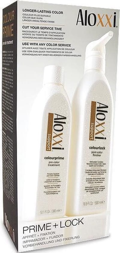 Aloxxi Duo Kit - ColourPrime 300ml / 10.1oz + ColourLock 500ml / 16.9oz