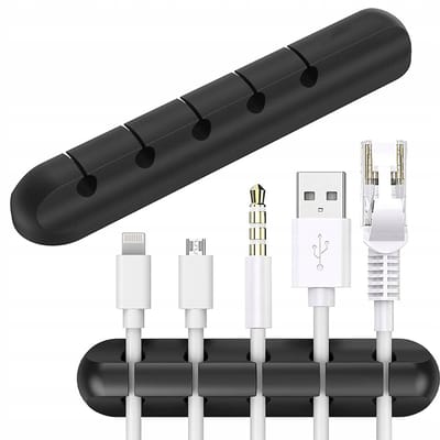 Hangzhou A Link Star Technology Co. Ltd. - Kabelorganizer - 5 Houders - Zelfklevend - Zwart