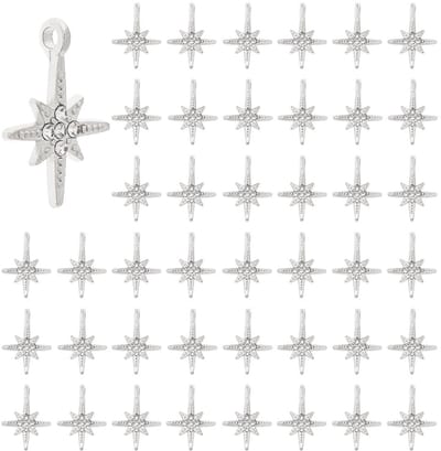 Dailygoods - Set van 50 Ster Charm Bedels voor Sieraden Maken